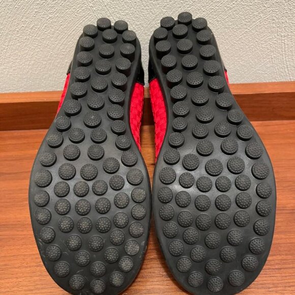 Bernie Mev Bella Me Black Red Slip-on Cap Toe Woven Ballet Flats Womens US6 EU36 - Picture 3 of 6